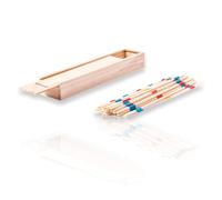 ANTEVIA - Jeux Mikado + Boite de Rangement en Bois | 41 Baguettes | Plus DE 10 MODÈLES | Jeu de société (Mikado)