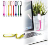 ANTEVIA - Lampe USB ordinateur LED flexible 17cm | PLUS DE 20 MODÈLES | PC Portable | Couleur : Jaune (Anker jaune)
