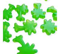 ANTEVIA - Lot de 10 glaçons réutilisables en forme de palmier 4.5 x 3cm | PLUS DE 10 MODÈLES | En plastique | Whisky Boisson | Couleur : Vert (Iceform L3)
