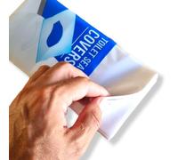 ANTEVIA - Lot de 10 Protections pour Cuvette de Toilette jetables antibactériennes et imperméables | Assise WC Enfant Adulte | Housse de siège (Toilet Covers)