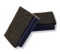 ANTEVIA - Lot de 2 éponges à récurer spéciales four ou barbecue 5cm d'épaisseur | PLUS DE 10 MODÈLES| | Couleurs : Noir et gris (Grillspon)