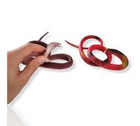 ANTEVIA - Lot de 2 Grands Serpents Jouet de 65cm Ultra réaliste pour Enfants Chats Chien | Plus DE 10 MODÈLES | Jeux | Matière : Plastique Caoutchouc (Duo Snake)