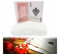 ANTEVIA - Lot de 2 Jeux de Carte 54 à Jouer avec boîte de Rangement | Plus DE 10 MODÈLES | Adulte Poker Tarot Rami Belotte Étanche (Cards)