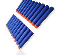 ANTEVIA - Lot de 20 fléchettes en Mousse pour Pistolet de Type Nerf | Plus DE 10 MODÈLES | Recharge Fleche Strike Elite Flip | Couleurs : Bleu et Orange (Foam Blaster)