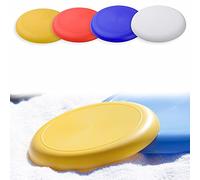 ANTEVIA - Lot de 4 frisbees ø16cm | PLUS DE 10 MODÈLES |Enfant Chien | Disque volant | Matière: PVC |Couleurs: Blanc Jaune Rouge Bleu (Pack 4 - Horizon)