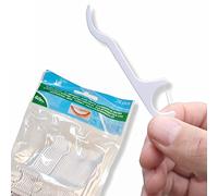 ANTEVIA - Lot de 75 cure dents avec fil dentaire avec sachet refermable| PLUS DE 10 MODELES | Ergonomique | Matière : Plastique (Floss)