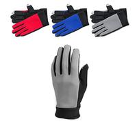 ANTEVIA - Lot d'une paire de gants sport homme tactiles grise | Taille adulte et ado| PLUS DE 10 MODÈLES | Musculation Smartphone Téléphone Tablette (Vanzox gris)