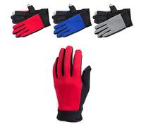 ANTEVIA - Lot d'une paire de gants sport homme tactiles rouge | Taille adulte et ado| PLUS DE 10 MODÈLES | Musculation Smartphone Téléphone Tablette (Vanzox rouge)