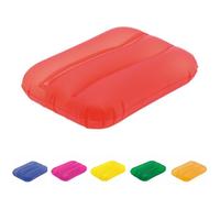 ANTEVIA Matériaux ANTEVIA - Coussins gonflables de Plage ou Camping 25 x 32cm | Plus DE 20 MODÈLES | Matelas bouée Piscine | Matière: PVC (Égeo Rouge), 124GT