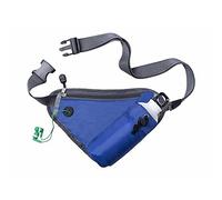 ANTEVIA Matériaux Sac Banane Sport avec Porte-Bouteille | Ceinture de course | 10 modèles | Matériau : Polyester | Brassard de sport pour Smartphone | Couleur : Bleu (Bleu Tildak)