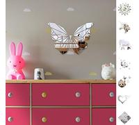 ANTEVIA - Miroir adhésif | Plus de 100 modèles : Stickers muraux décoratifs - 3D autocollant - Papillon L