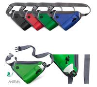 ANTEVIA - Porte gourde pochette de sport banane| Ceinture de course sport pour smartphone | Couleur: Vert (Tildak vert)
