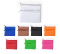 ANTEVIA - Porte Monnaie avec Double Poche léger et Robuste | Plus DE 20 MODÈLES | Homme Femme | Couleur : Blanc (Ralf Blanc)