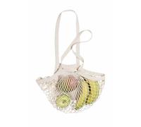 ANTEVIA - Sac de course filet 40×33cm en coton | PLUS DE 10 MODÈLES |Tote bag Sac de shopping maille | Couleur: Beige (Nacry)