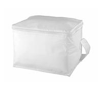 ANTEVIA - Sac isotherme 15 x 21 x 15cm | PLUS DE 10 MODÈLES |Glacière | Matière: PVC |Couleur : Blanc (Coolcan blanc)