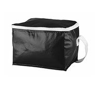 ANTEVIA - Sac isotherme 15 x 21 x 15cm | PLUS DE 10 MODÈLES |Glacière | Matière: PVC |Couleur : Noir (Coolcan noir)