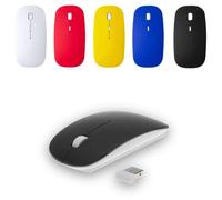 ANTEVIA - Souris sans Fils et Optique Noir |Plus DE 10 MODELES| USB Ergonomique (Lyster Noir)