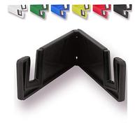 ANTEVIA - Support de téléphone Portable de Bureau Noir Pliable | Plus DE 10 MODELES | De Poche Voyage Pliant Universel (Laxo Noir)