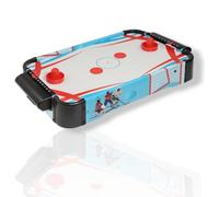 ANTEVIA - Table de Hockey air avec soufflerie intégrée 48.5 x 30.5cm + 2 palets | Jeux de palets | Mini Compact | Enfant Adulte Jeu (Air Hockey)