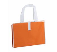 ANTEVIA - Tapis de Plage Pliable et transportable Orange 180 x 70cm | Plus DE 10 MODÈLES |Anti-Sable | Matière: Fibres Naturelles Non-tissé (Buren Orange)