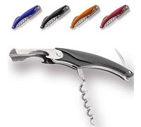 ANTEVIA - Tire bouchon, décapsuleur et coupe capsule noir 10cm | Accessoires cuisine maison original (Mac noir)