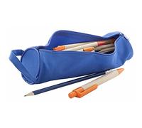 ANTEVIA - Trousse scolaire pour stylos avec poignée | PLUS DE 10 MODELES | Fermeture: Zippé | Avec poignée | Couleur : Bleu (Celes bleu)