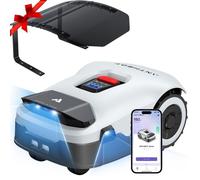 ANTHBOT Genie 1000 Robot Tondeuse Sans Fil - Pack ""Sérénité"" avec Abri Garage Renforcé (Valeur 149€) - Protection Totale Pluie & UV