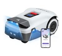 ANTHBOT Genie 3000 Robot Tondeuse Sans Fil (Vision IA + RTK) - Grand Terrain 3600m² - Connexion 4G LTE & Pente 45% - Modèle PRO