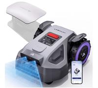 ANTHBOT M5 Robot tondeuse sans câble périphérique GPS RTK et caméra IA HDR Dual Vision jusqu’à 700 m² avec abri en ASA