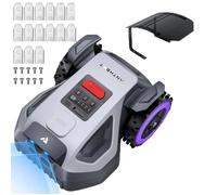 ANTHBOT M5 Robot Tondeuse Set Lames + Abri inclus, 500m², Nouveau génie avec Navigation RTK et Double Vision