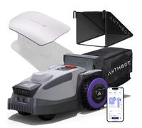 ANTHBOT N8 Robot tondeuse 4-en-1 sans câble périphérique GPS RTK caméra IA jusqu’à 1 500 m² avec abri en ASA