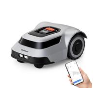 ANTHBOT Pion Robot Tondeuse - 800 m², avec des Câbles de Délimitation, Détection Automatique des Rompus, Cartographie Avancée, Contrôle Via Application, Efficacité de Coupe 300%, Silencieux 55dB