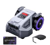 ANTHBOT Tondeuse Robot sans Fil - 600 m², Garage Standard, Un an de Données 4G Inclus