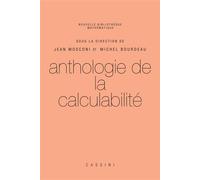 Anthologie de la calculabilité - Jean Mosconi - Cassini Ed - broché - Etude