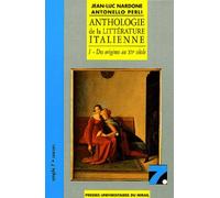 Anthologie De La Littérature Italienne - Tome 1, Des Origines Au Xve Siècle