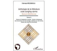 Anthologie de la littérature orale songhay-zarma Tome 2 Chants d'intégration sociale - Fatimata Mounkaila - L'harmattan - broché - Essai