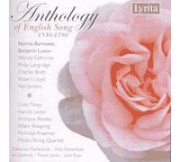 Anthologie De La Mélodie Anglaise 1530-1790