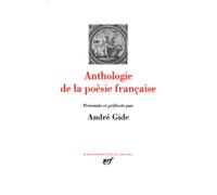 Gide : Anthologie de la poésie française