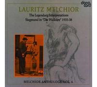 Anthologie De Lauritz Melchior, Vol. 4 (Cd)