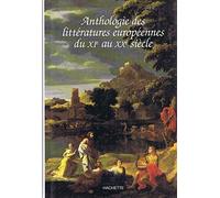 Anthologie Des Litteratures Europeennes. Edition 1995