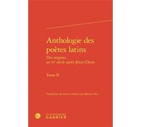 Anthologie des poètes latins - Maurice Rat - Classiques Garnier - relié - Anthologie