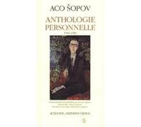 Anthologie personnelle (1950-1980) – Actes Sud