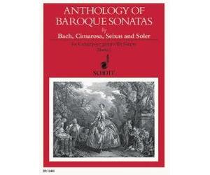 Anthology of Baroque Sonatas: by Bach, Cimarosa, Seixas and Soler. guitar.