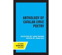 Anthology Of Catalan Lyric Poetry