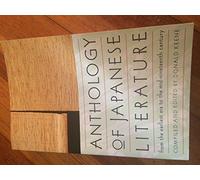 Anthology of Japanese Literature from the Earliest Era to the Mid-Nineteenth Century