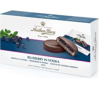 Anthon Berg Blueberry à la vodka Pâtes d'amandes au chocolat 220g