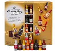 Anthon Berg Dark Chocolate Liqueurs with Original Spirits - 64 pcs. Gift Box (2.2 lbs) by Anthon Berg [Foods]