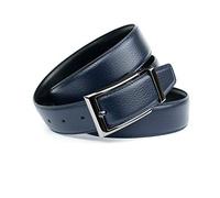Anthoni Crown Ledergürtel Ceinture, Blau, 100 Homme
