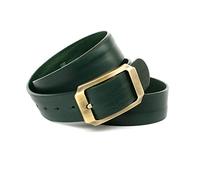 Anthoni Crown Ledergürtel Ceinture, Vert, 115 Homme