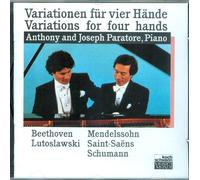 Anthony and Joseph Paratore, Piano - Variations for Four Hands (UK Import)